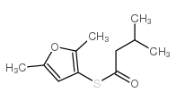 S-(2,5-dimethyl-3-furyl) 3-methylbutanethioate structure