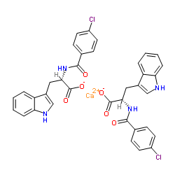 4-氯苯甲酰-L-色氨酸钙盐图片