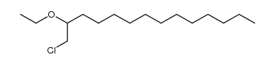 1-chloro-2-ethoxy-tetradecane Structure