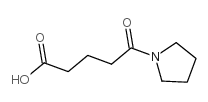5-Oxo-5-(pyrrolidin-1-yl)pentanoic acid structure