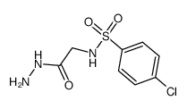 p-chlorophenylsulfonylaminoacetic acid hydrazide Structure