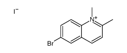 6-bromo-1,2-dimethylquinolin-1-ium,iodide Structure