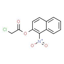 1-nitro-2-naphthyl chloroacetate Structure