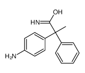 2-(4-aminophenyl)-2-phenylpropanamide结构式