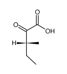 D-3-methyl-2-oxo-valeric acid Structure