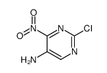 2-氯-3-硝基-5-氨基嘧啶结构式