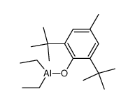 aluminum(ethyl)2(2,6-di-tert-butyl-4-methylphenoxy)结构式