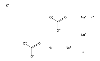 dipotassium,tetrasodium,hydrogen phosphate,dicarbonate Structure