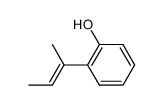 (E)-o-(but-2-en-2-yl)phenol结构式