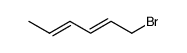 (2E,4E)-1-bromo-hexa-2,4-diene Structure