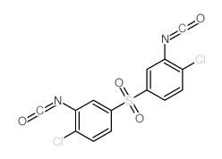 Benzene,1,1'-sulfonylbis[4-chloro-3-isocyanato- Structure