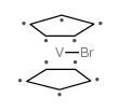 双(环戊二烯)溴化钒结构式