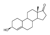 3-beta-hydroxy-norandrostan-4-en-17-one结构式
