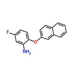 5-Fluoro-2-(2-naphthyloxy)aniline Structure