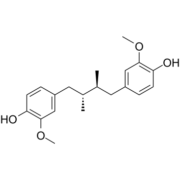 Dihydroguaiaretic acid structure