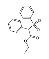 benzenesulfonyl-phenyl-acetic acid ethyl ester结构式