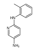 N2-o-Tolyl-pyridine-2,5-diamine结构式