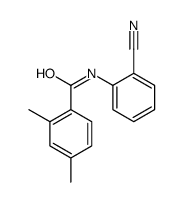 Benzamide, N-(2-cyanophenyl)-2,4-dimethyl- (9CI)结构式