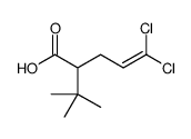 2-tert-butyl-5,5-dichloropent-4-enoic acid结构式