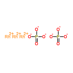 Rhodium(2+) phosphate (3:2) Structure