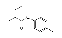 p-tolyl 2-methylbutyrate Structure