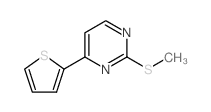 2-(Methylthio)-4-thien-2-ylpyrimidine structure