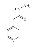 2-(吡啶-4-基)乙酰肼结构式
