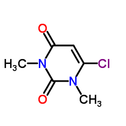 1,3-Dimethyl-6-chlorouracil Structure