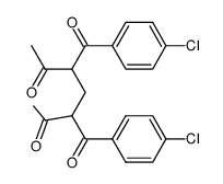 3,5-bis(4-chlorobenzoyl)heptane-2,6-dione Structure