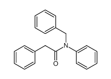N-benzyl-N-phenyl-2-phenylacetamide Structure