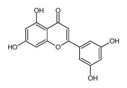 2-(3,5-dihydroxyphenyl)-5,7-dihydroxychromen-4-one Structure