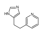 3-[2-(1H-imidazol-5-yl)ethyl]pyridine结构式