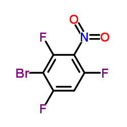 2-Bromo-1,3,5-trifluoro-4-nitrobenzene结构式