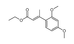 ethyl 3-(2',4'-dimethoxyphenyl)but-2-enoate Structure