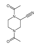 N-N-diacetyl-2-cyanopiperazine结构式