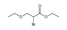 ethyl 2- bromo-3-ethoxypropanoate Structure