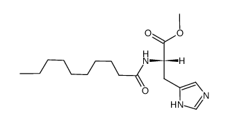 N-decanoyl L-histidine methyl ester Structure