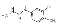 4-(3-氯-4-甲基苯基)-3-氨基硫脲结构式