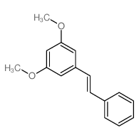 Benzene,1,3-dimethoxy-5-(2-phenylethenyl)- structure