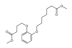methyl 7-[2-(4-methoxy-4-oxobutoxy)phenoxy]heptanoate结构式
