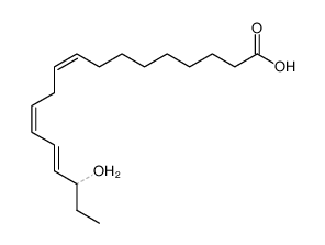 (9Z,12Z,14E)-16-hydroxy-9,12,14-octadecatrienoic acid结构式