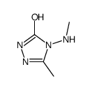 3-methyl-4-(methylamino)-1H-1,2,4-triazol-5-one Structure