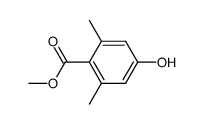 2,6-dimethyl-4-hydroxybenzoic acid Methyl ester Structure