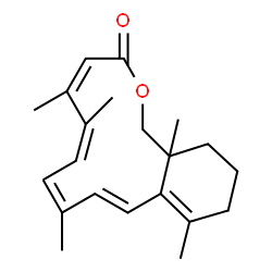 12-hydroxymethylretinoic acid delta-lactone Structure