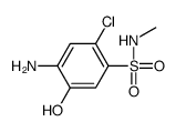 4-amino-2-chloro-5-hydroxy-N-methylbenzenesulphonamide Structure