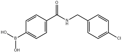 4-(4-氯苯甲基氨基甲酰基)苯基硼酸图片