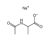 N-acetyl-DL-alanine sodium salt Structure