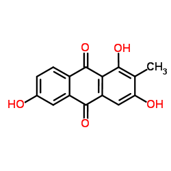 6-Hydroxyrubiadin Structure
