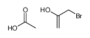 acetic acid,3-bromoprop-1-en-2-ol Structure