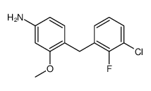4-[(3-chloro-2-fluorophenyl)methyl]-3-methoxyaniline Structure